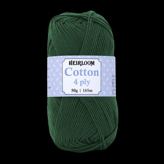 HEIRLOOM COTTON 4ply 50g PALM LEAF