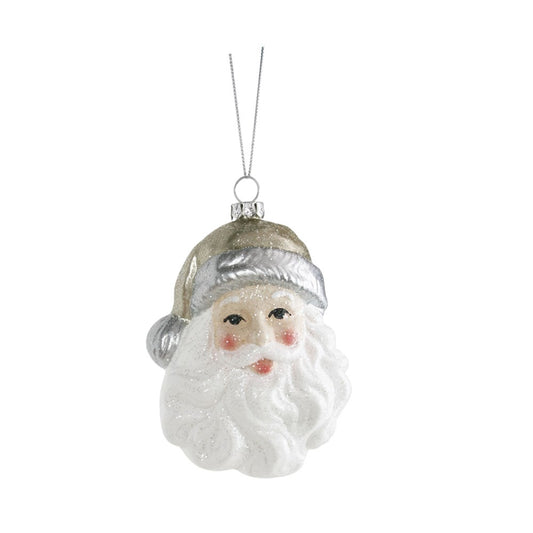 8.3*5.9*10.8cm Plastic Santa Ornament