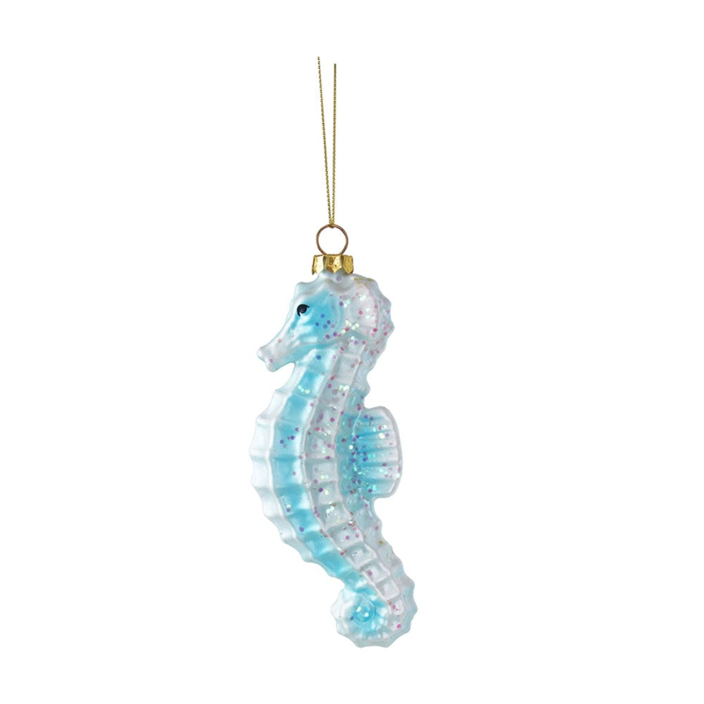 5.3*2.7*13.1cm Plastic Seahorse Ornament