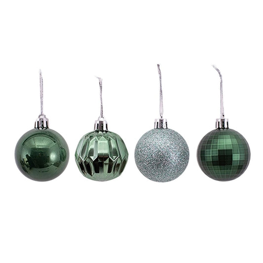 10Pk 5cm Sage Bauble