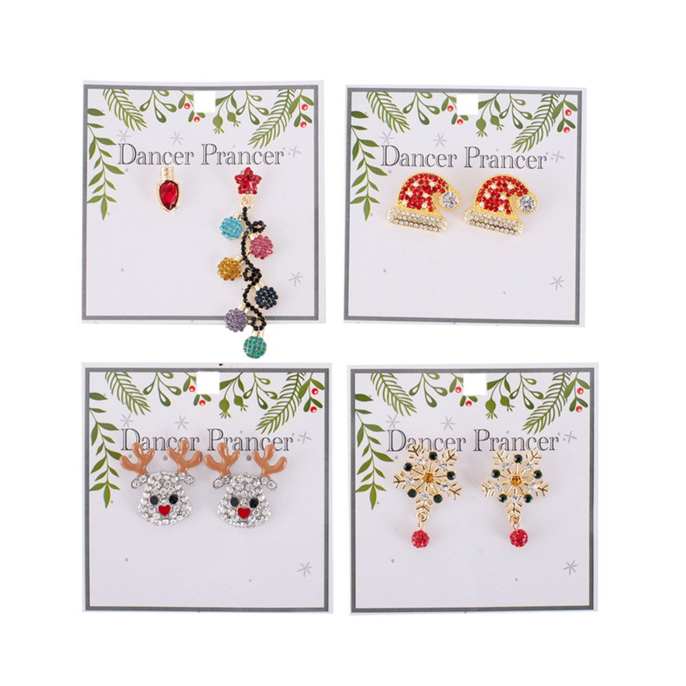 4A Fancy Christmas Earrings