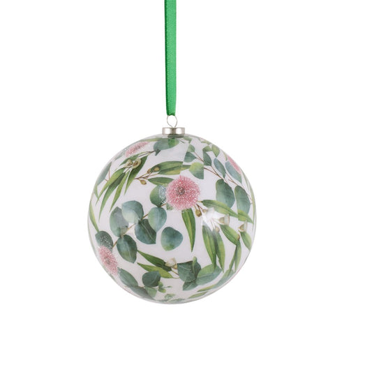 10cm Eucalyptus Bauble