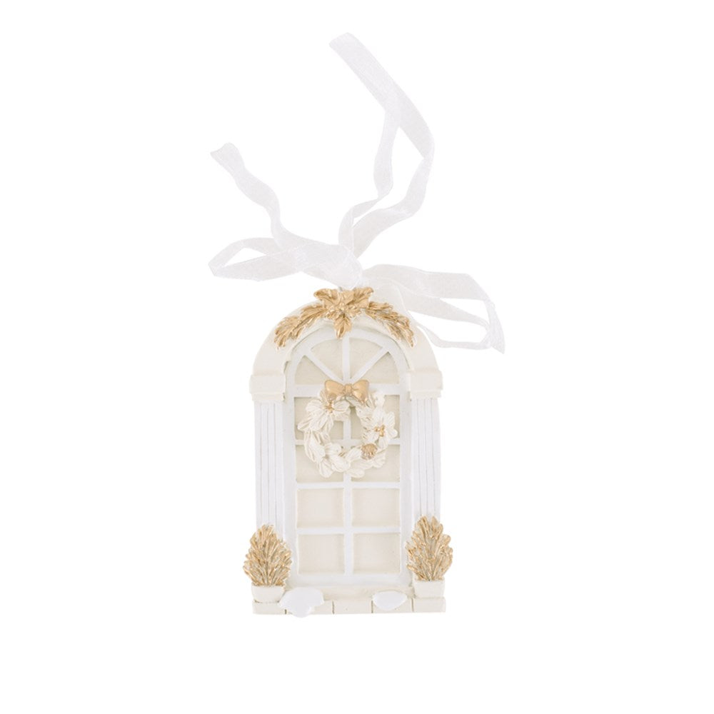 9cm Polyresin Christmas Door Ornament