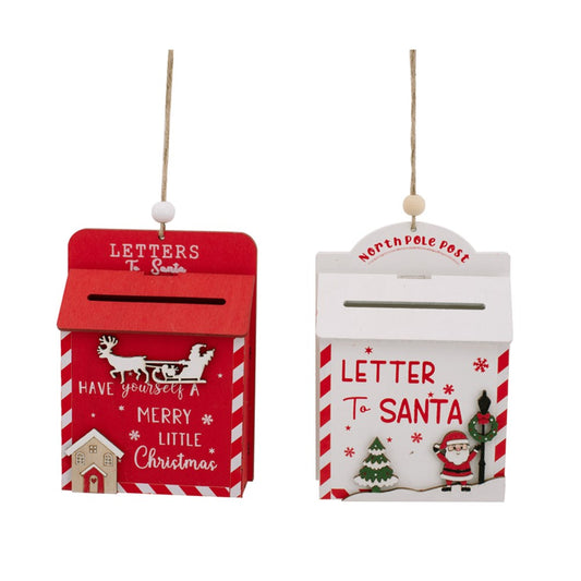 2A 10X3.6X14cm Mailbox Tree Ornament
