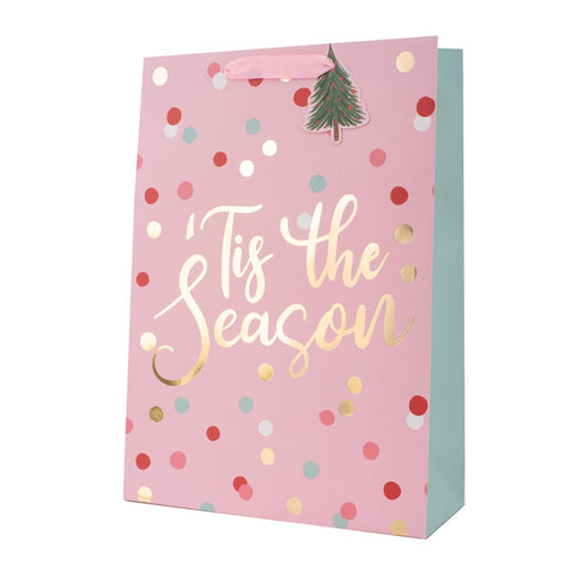 XL Tis The Season Gift Bag 30x42x12cm