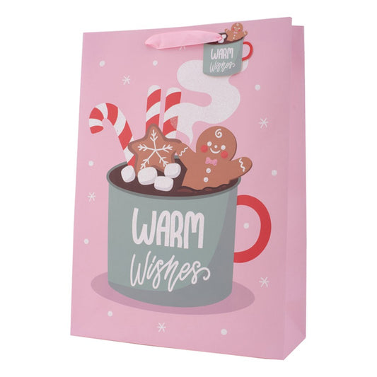 XL Warm Wishes Gift Bag 30x42x12cm
