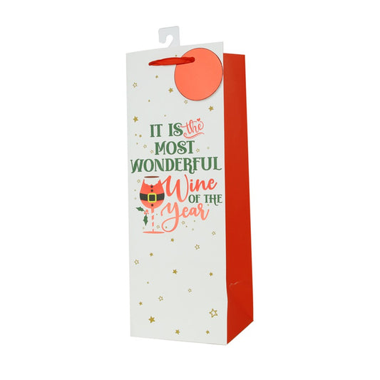 Christmas Bottle Bag 13x36x12cm