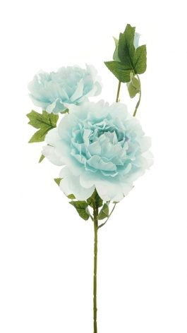 Peony Stem 75cm Blue