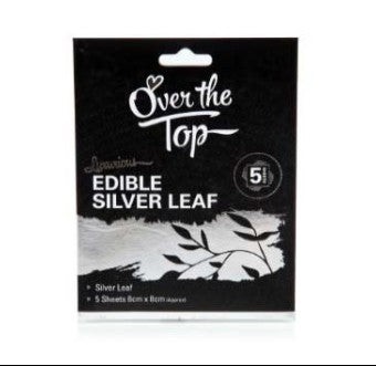Over the Top Silver Leaf Transfer Sheet (5 PIECE)