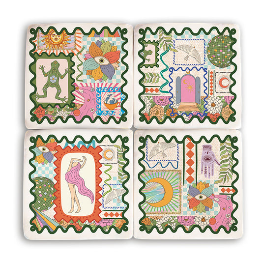 Resin Coasters Summer