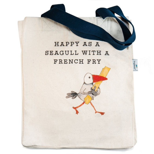 Happy As A Seagull Twigseeds Tote Bag