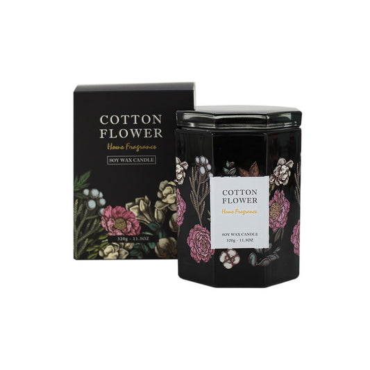 Candle Jar 320g Cotton Flower & Freesia