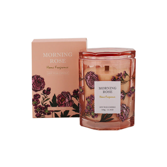 Candle Jar 320g Morning Rose