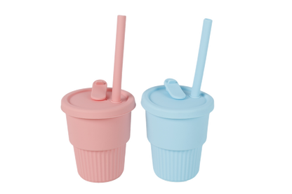 Baby Silicone Straw Cup 300Ml