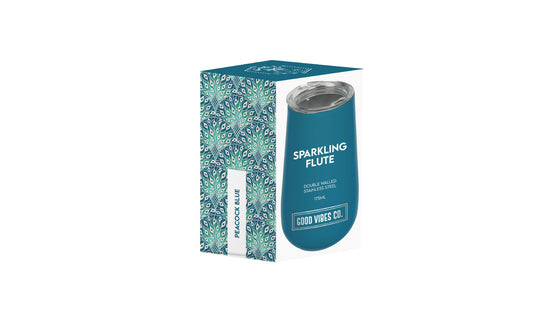 Sparkling Travel Cup Dbl Walld Ssteel 175ml Peacock Blue