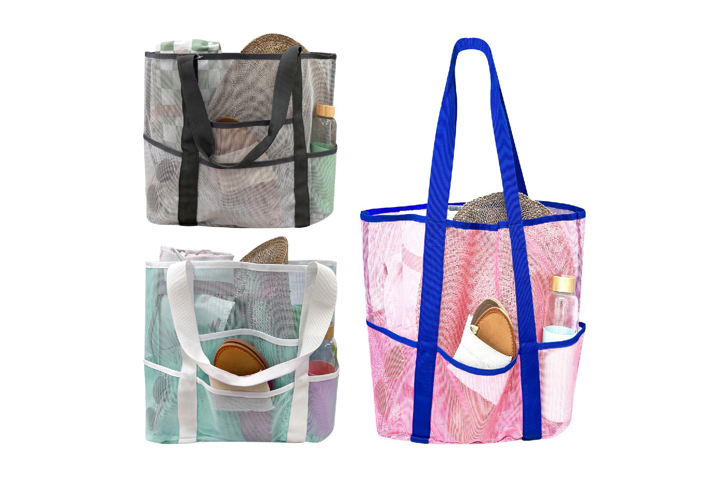 Ultimate Mesh Beach Bag 3 Assorted Colours