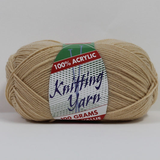 Knitting Yarn 8ply 100g Sand