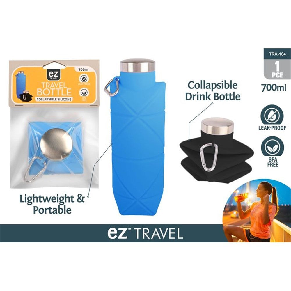 1PC SILICONE COLLAPSIBLE TRAVEL BOTTLE 700ML