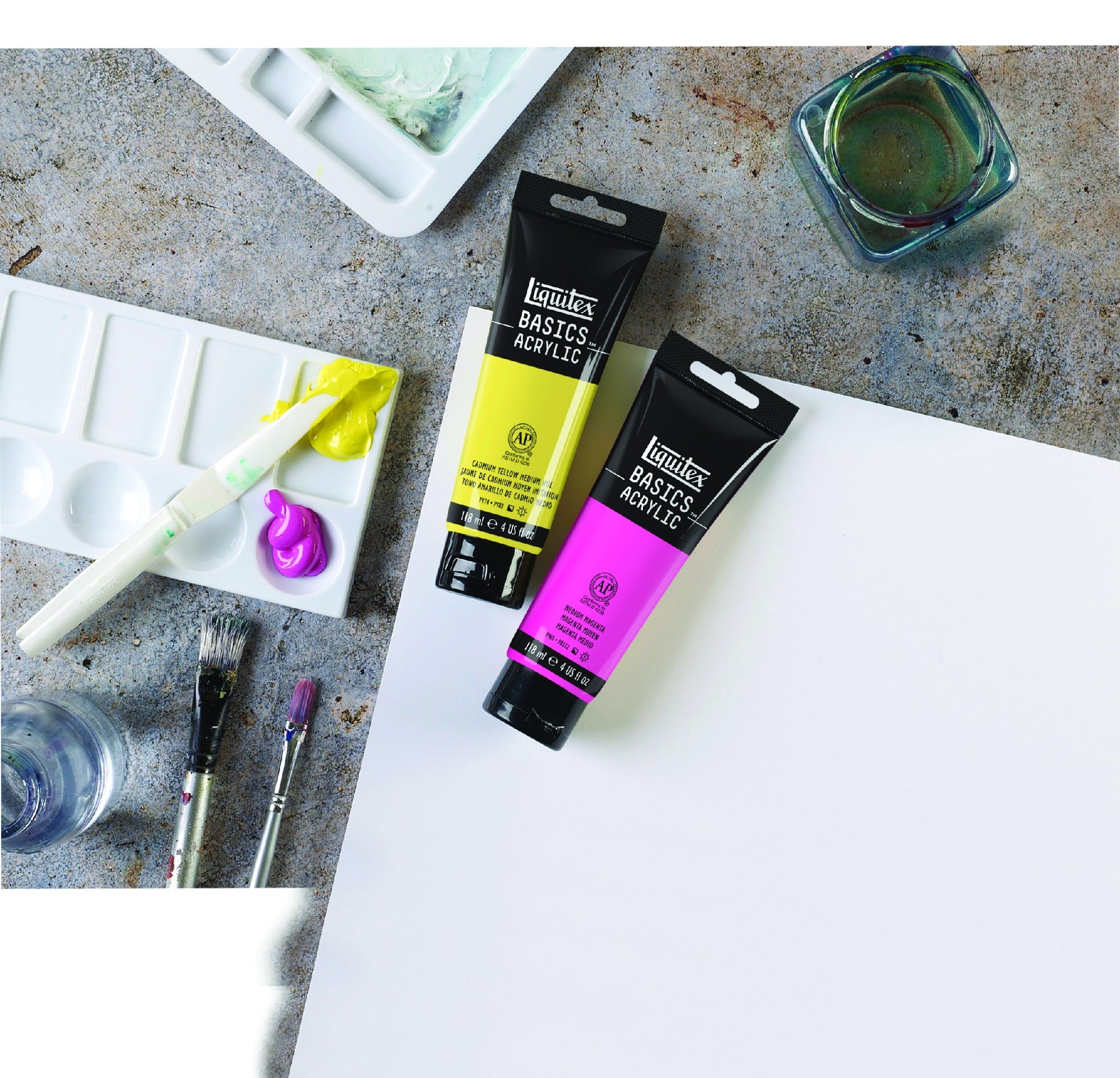 Liquitex Basics Acrylic 118ml Medium Magenta