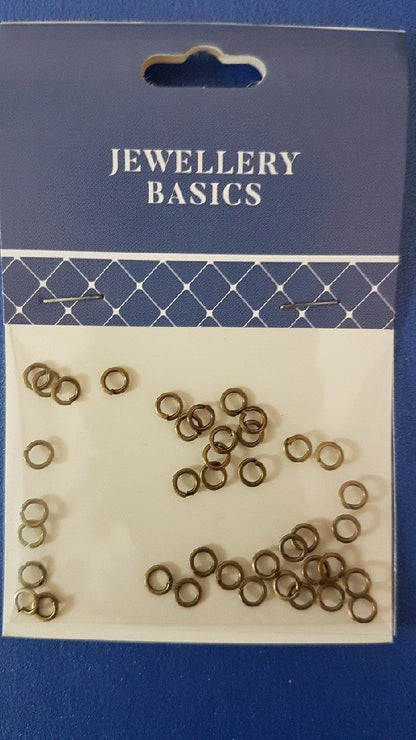 Jump Ring 4mm Boho Gold 40pcs