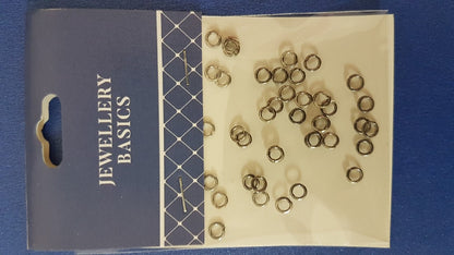 Jump Ring 4mm Antq Silver 40pcs