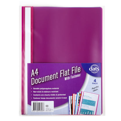 File Flat A4 Pk4