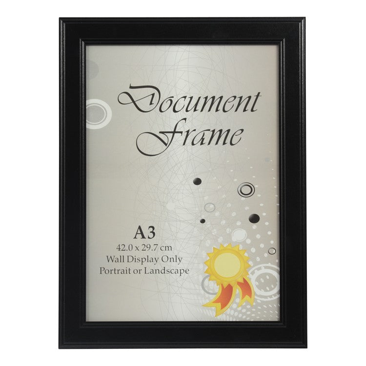 Document Frame A3 Black