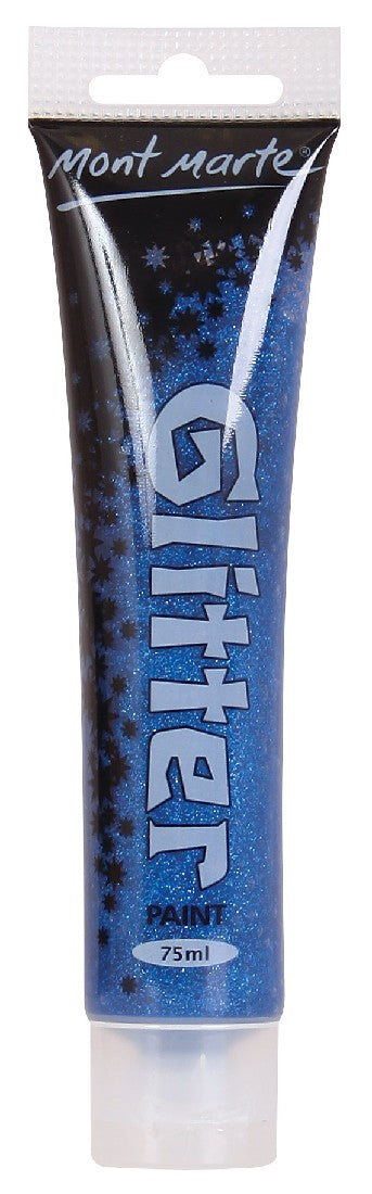 M.M. GLITTER PAINT 75ML - BLUE