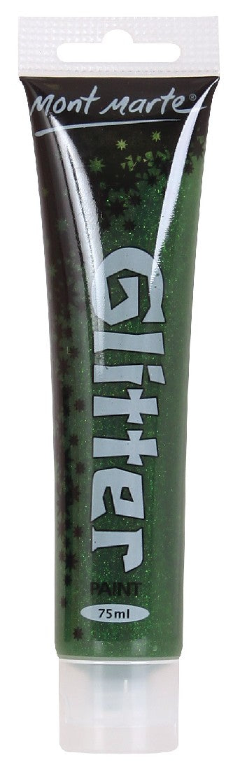 M.M. GLITTER PAINT 75ML - GREEN